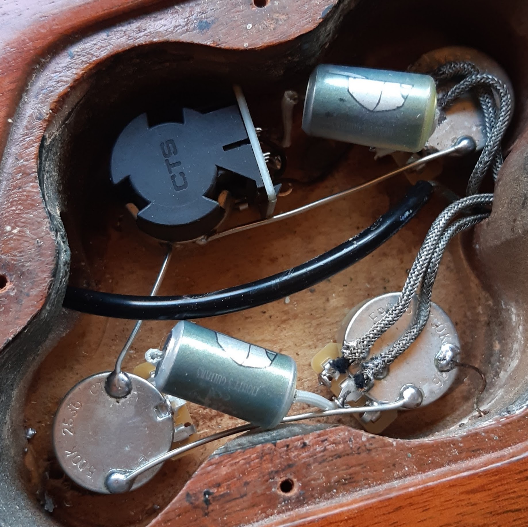 Guitar repair work by Larry Townhouse Guitars, North London